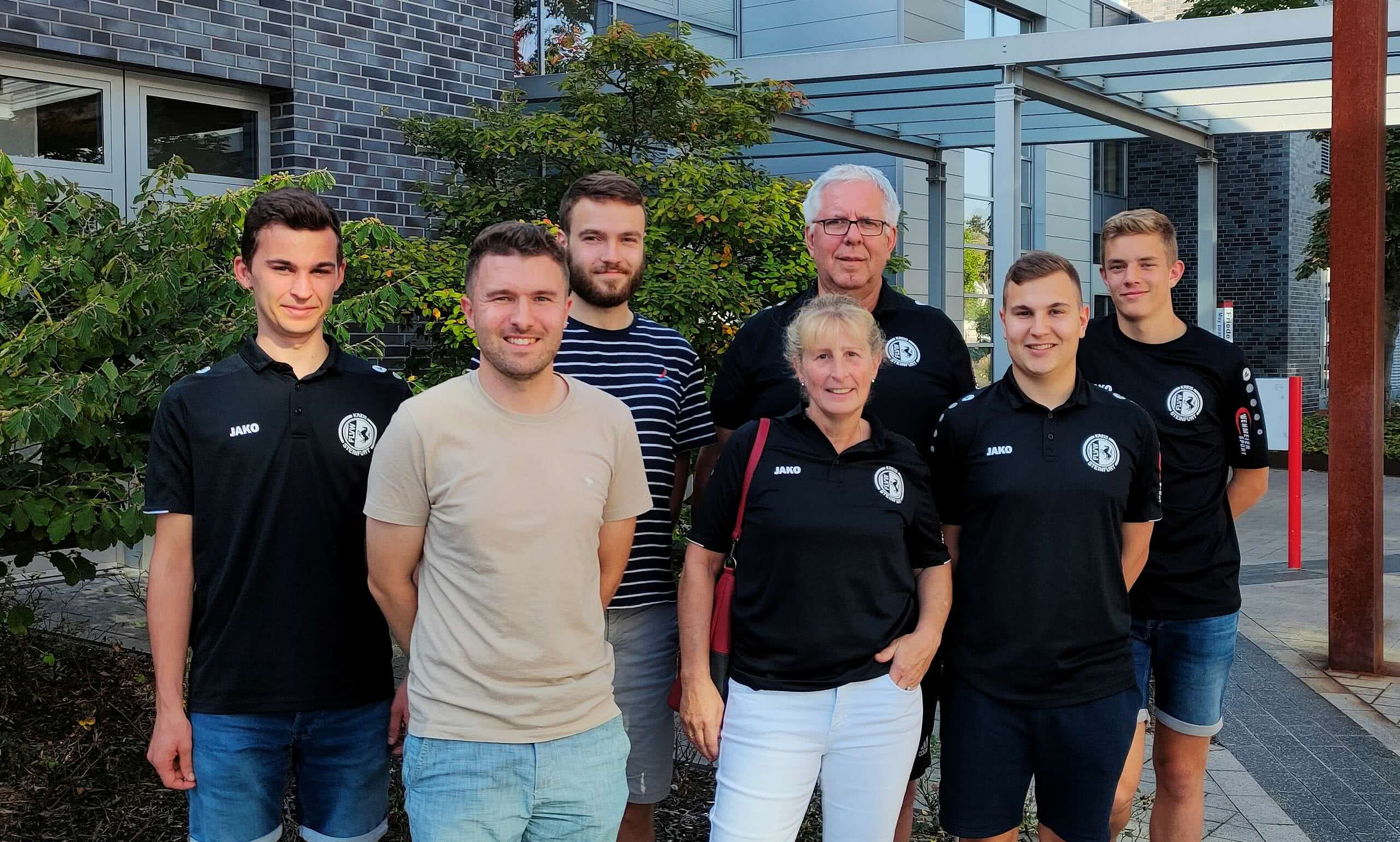 Gruppenfoto Schiedsrichter Steinfurt beim Deeskalationstraining