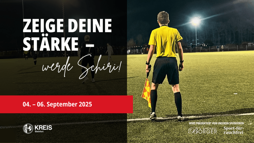 Neue Schiedsrichter gesucht!