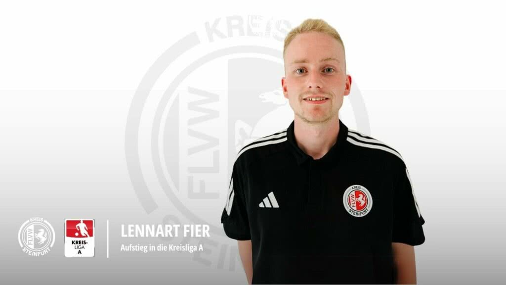 Lennart Fier steigt in die Kreisliga A auf