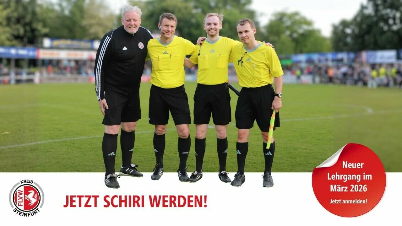 Jetzt Schiedsrichter*in werden!