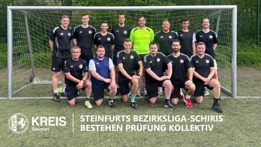 Steinfurts BZL-Schiris bestehen Pr&uuml;fung kollektiv