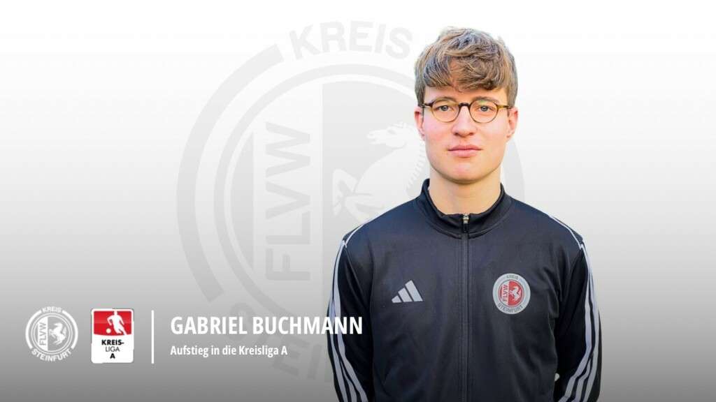 Gabriel Buchmann steigt als Schiri in die Kreisliga A auf