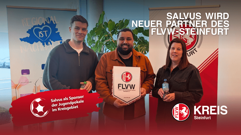 Salvus wird neuer Partner des FLVW-Steinfurt