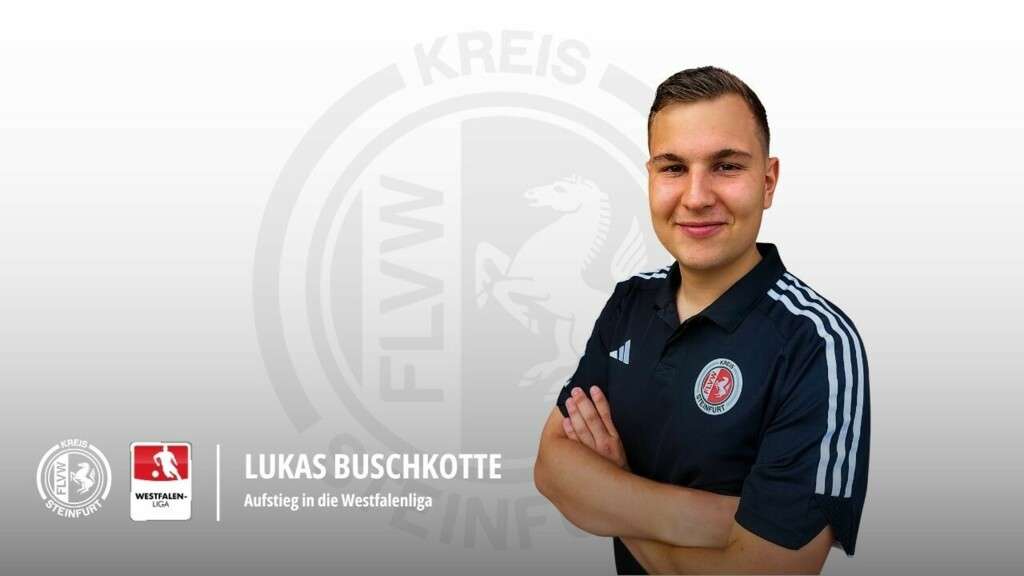 Lukas Buschkotte steigt in die Westfalenliga auf